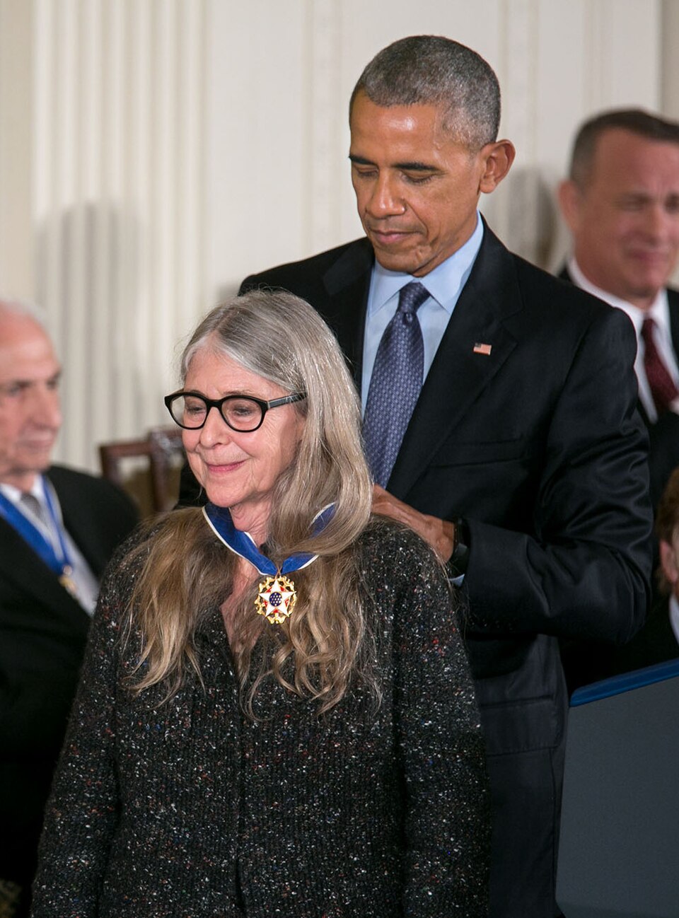 President Barack Obama awarding Margaret Hamilton the Presidential Medal of Freedom, 2016