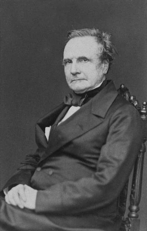Babbage in 1860 — the computer's designer, a century early