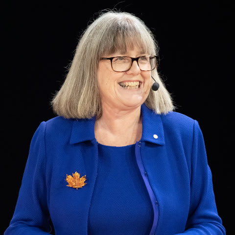 Strickland at Nobel week, 2018 — photo: Bengt Nyman, CC BY 2.0