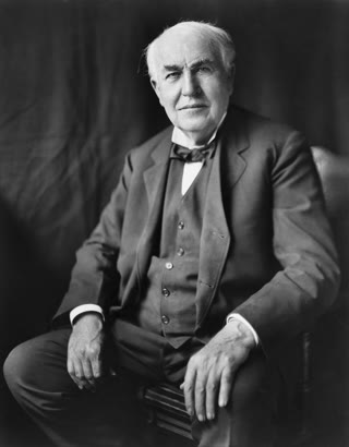 Edison — the bulb mattered less than the system (public domain)