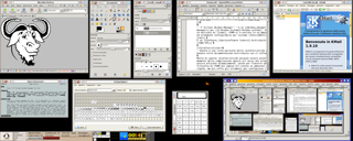 FVWM — the configurable everything-manager that carried the mid-90s desktop.