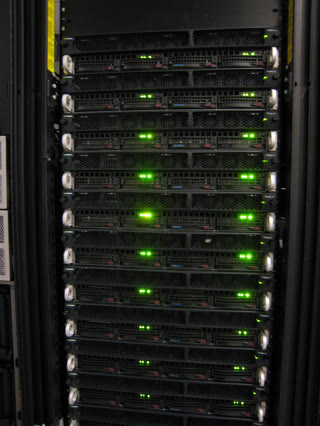 An NVIDIA Tesla GPU cluster. Photo by ChrisDag, CC BY 2.0.