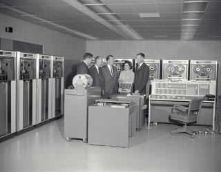 An IBM 7090 — the machine SNOBOL1 ran on at Bell Labs in 1962–63 (NASA photo)