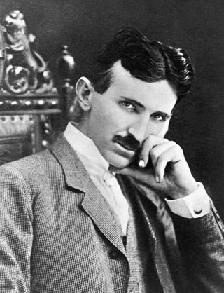 Nikola Tesla, 1896 — the year Niagara went AC (public domain)
