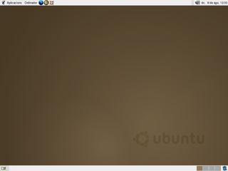 Ubuntu 4.10 "Warty Warthog" (October 2004) — the closest the prophecy came to a flag-planting.